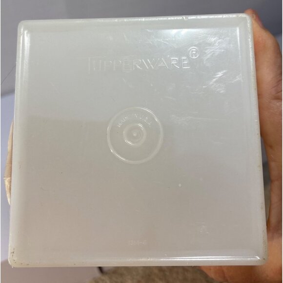 Tupperware Container Premium Plus Crackers Orig Red Label Advertisement Storage - Picture 5 of 11